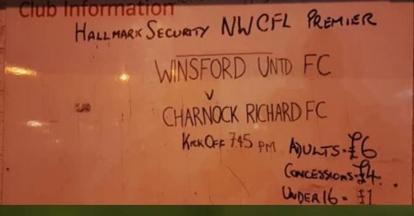 The Barton Stadium - Winsford, Cheshire