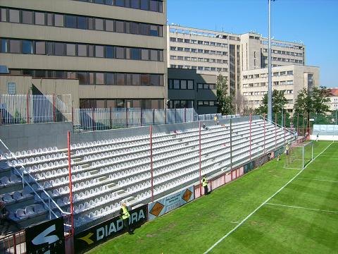 Stadion Viktorie v Seifertově ulici - Praha