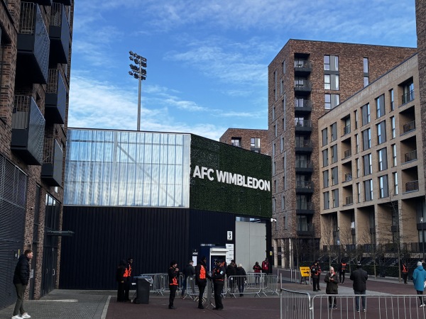 The Cherry Red Records Stadium - London-Wimbledon, Greater London