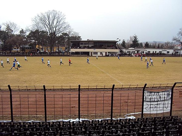 Stadion der Hüttenwerker auf den Sportanlagen Waldstraße - Eisenhüttenstadt