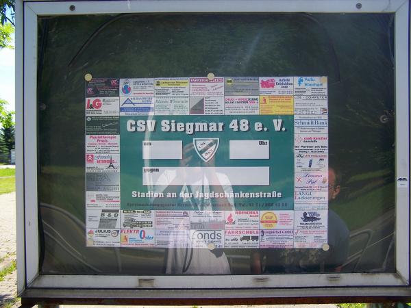 Sportplatz Jagdschänkenstraße - Chemnitz-Siegmar