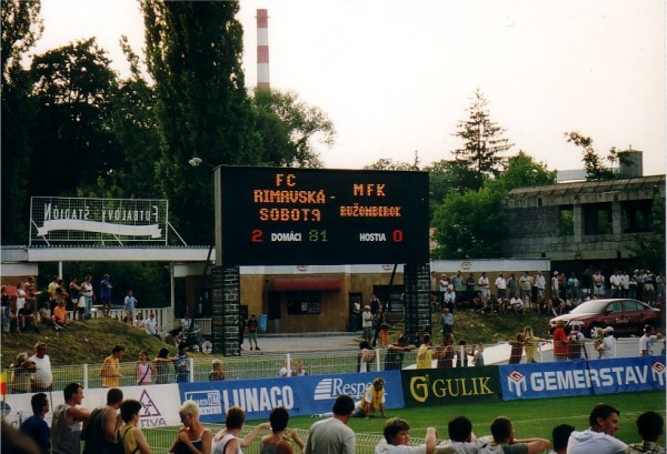 Futbalový štadión Na Záhradkách - Rimavská Sobota