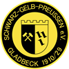 Wappen Schwarz-Gelb Preußen Gladbeck 10/29