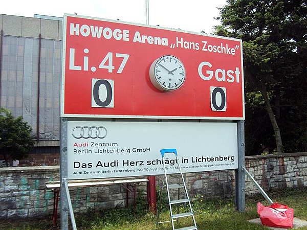 HOWOGE-Arena »Hans Zoschke« - Berlin-Lichtenberg