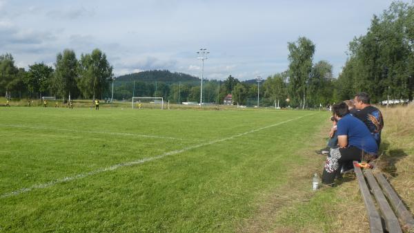 Stadion Miejski w Kowarach obok - Kowary