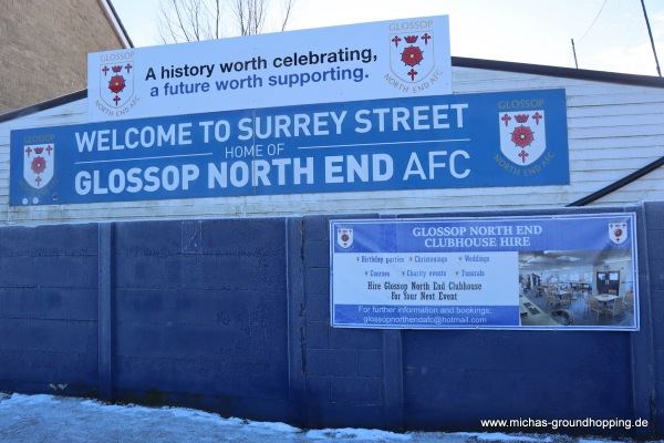 The Amdec Forklift Stadium - Glossop, Derbyshire