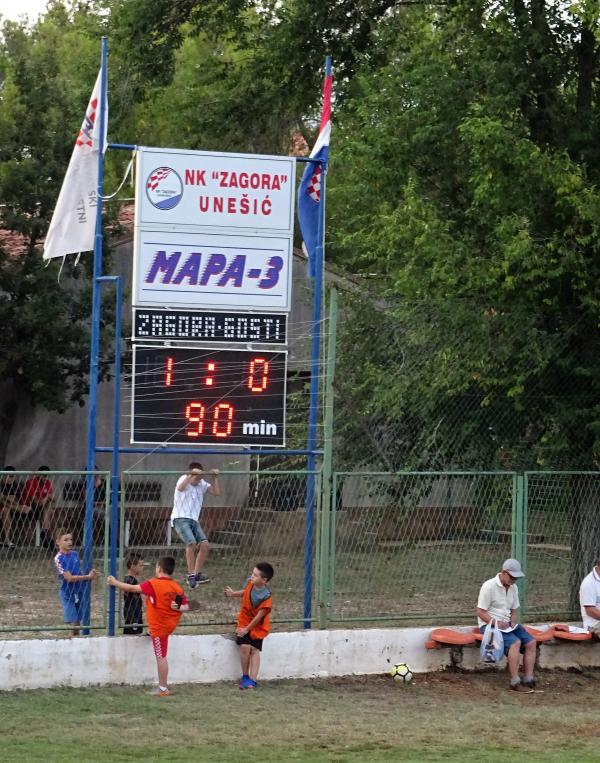 Stadion Borovište u Unešiću - Unešić