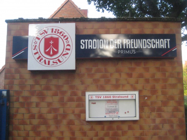 Stadion der Freundschaft präsentiert von Primus Immobilien - Stralsund-Frankenvorstadt
