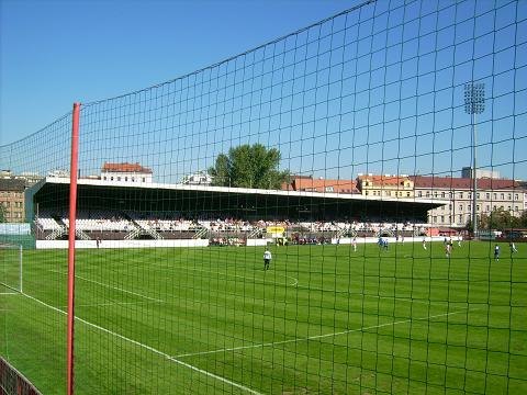 Stadion Viktorie v Seifertově ulici - Praha