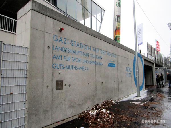 GAZİ-Stadion auf der Waldau - Stuttgart-Degerloch