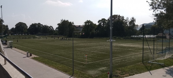 Stadion MOSiR w Lubaniu obok - Lubań
