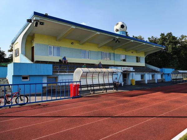 Atletický a fotbalový stadion na Parapleti - Choceň