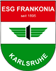 Wappen ehemals Eisenbahner-SG Frankonia Karlsruhe 1895  82726