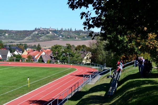 Die ehemalige Reichsflugschule ist oben links auf dem Berg zu erkennen