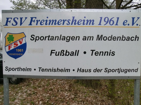 Sportanlagen am Modenbach - Freimersheim/Pfalz