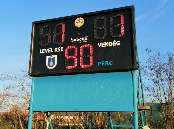 Levéli Sportpálya - Levél