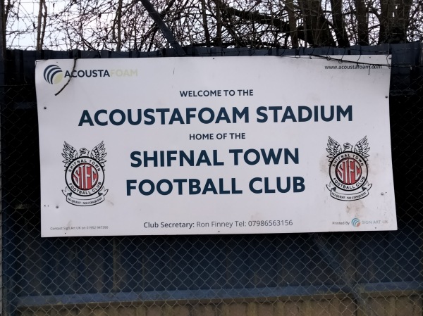 Acoustafoam Stadium - Shifnal, Shropshire