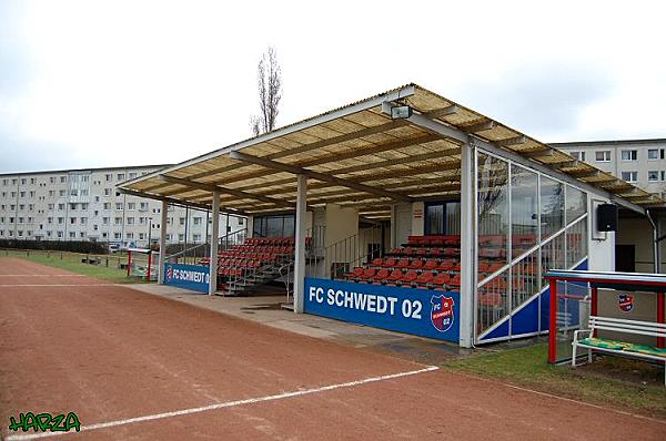 Stadion Heinrichslust im Sportkomplex - Schwedt/Oder
