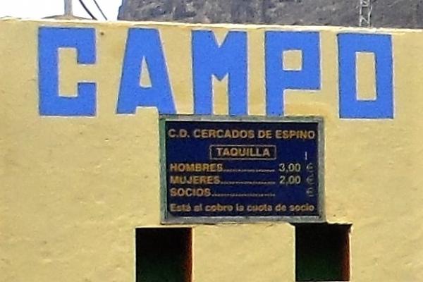 Campo de Fútbol Maestro Antonio - Cercados de Espino, Gran Canaria, CN