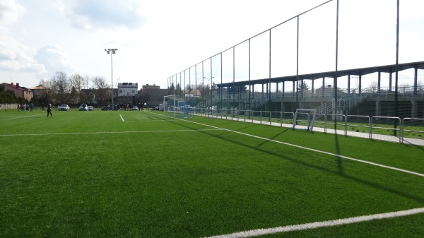Stadion Sportowy Miejskiego Ośrodka Sportu i Rekreacji w Myszkowie obok - Myszków