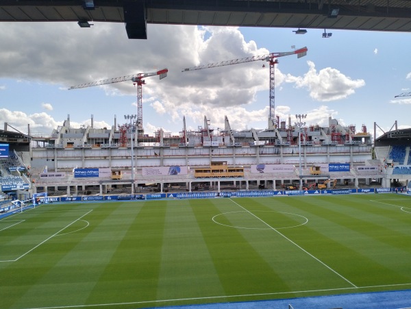 Umbau (Südtribüne)