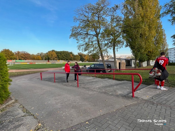 Stadion Heinrichslust im Sportkomplex - Schwedt/Oder