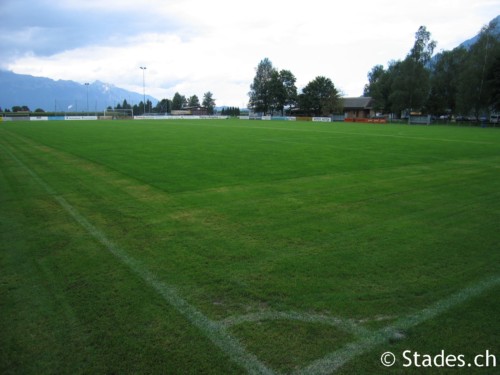 Sportplatz Schild (alt) - Sevelen