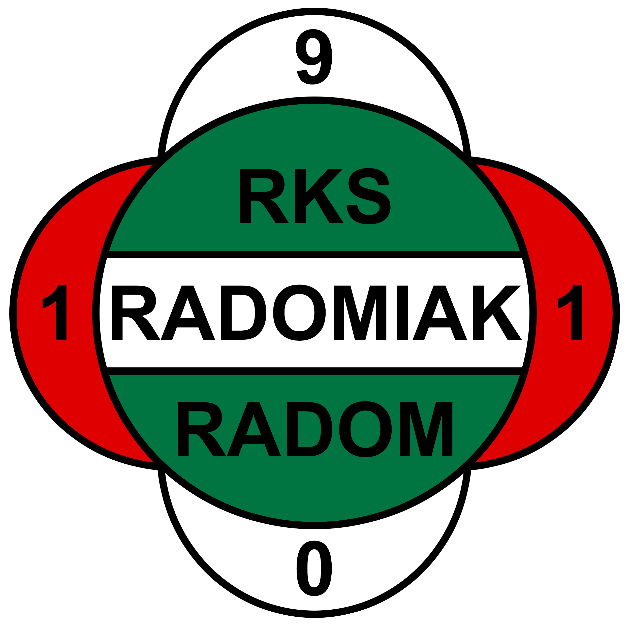 Wappen RKS Radomiak II 1910 Radom
