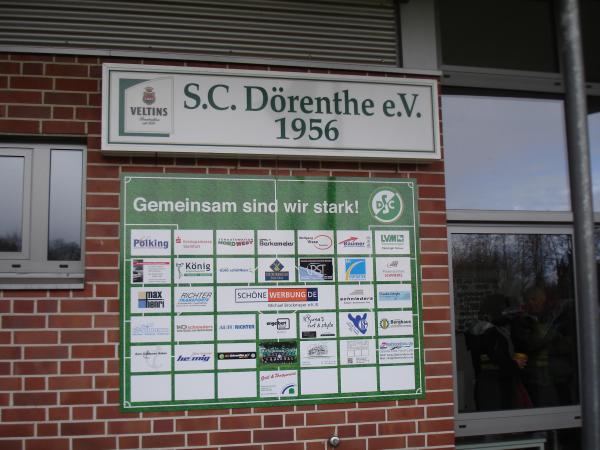 Schöne Werbung DE Stadion - Ibbenbüren-Dörenthe