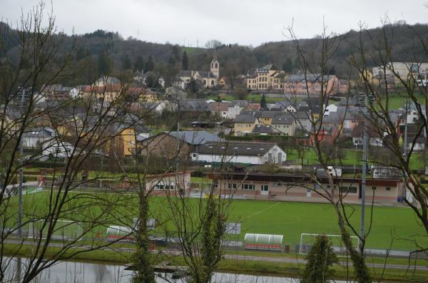 Blick auf den Platz aus Deutschland