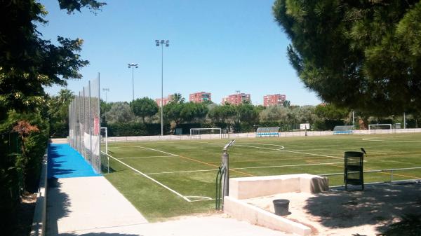 campo de fútbol parque lineal del manzanares