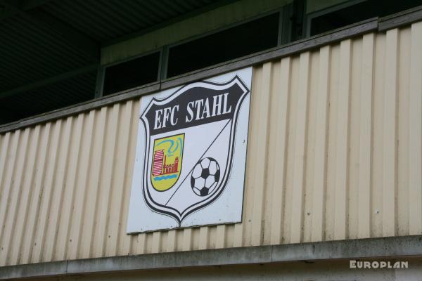 Stadion der Hüttenwerker auf den Sportanlagen Waldstraße - Eisenhüttenstadt