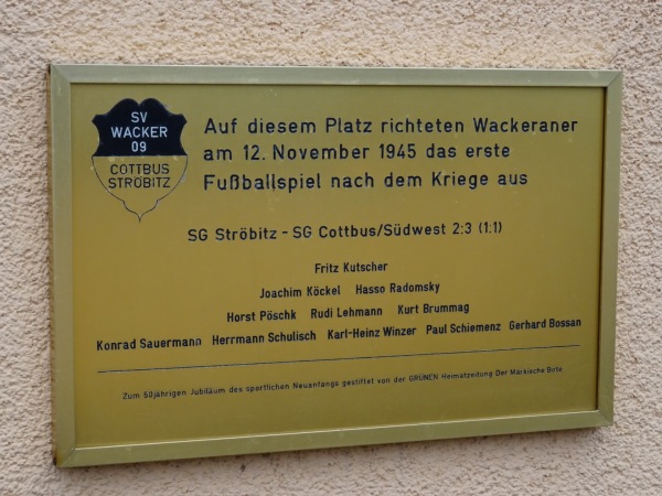 Wacker Sportplatz - Cottbus-Ströbitz