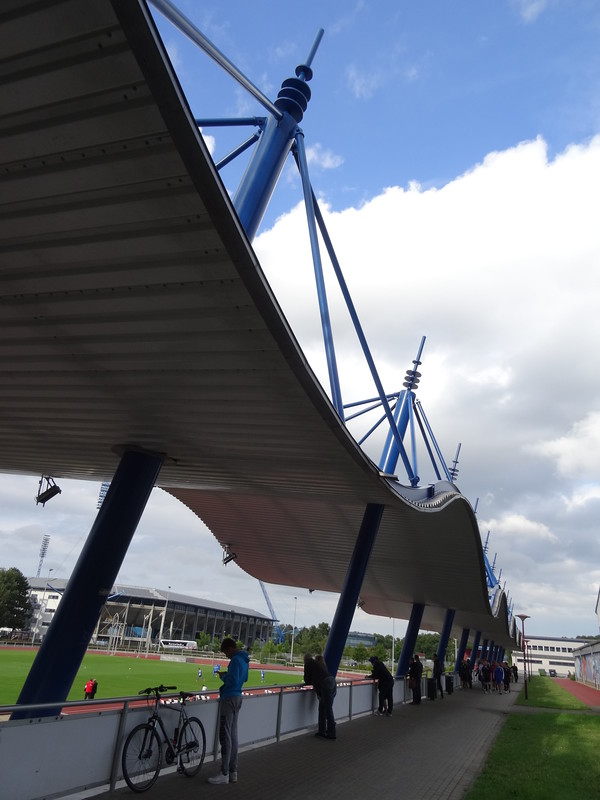 Rostocker Leichtathletikstadion im Sportforum - Rostock-Hansaviertel