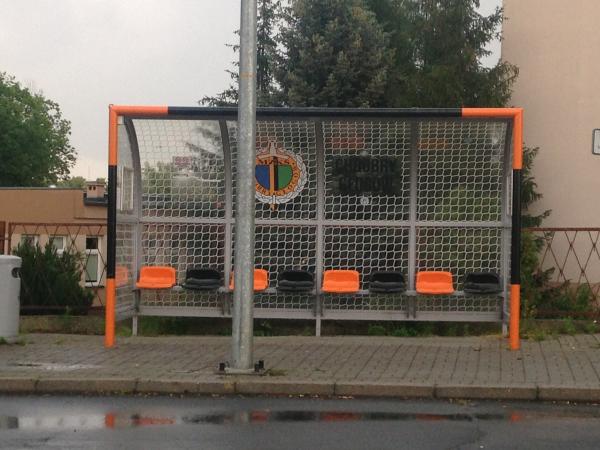 Bushaltestelle vor dem Stadion