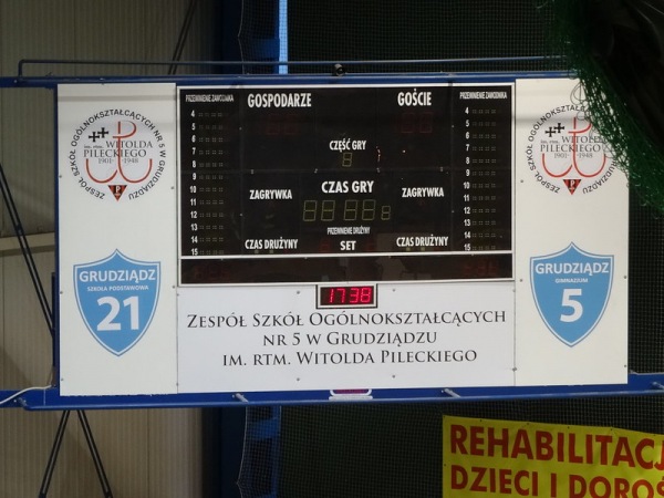Hala Zespołu Szkół Ogólnokształcących nr 5 na Osiedlu Lotnisko - Grudziądz