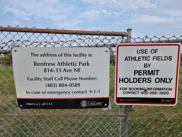Renfrew Ahtletic Park Soccer Field 1 - Calgary, AB
