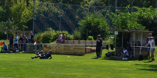 Tribünendach abgerissen