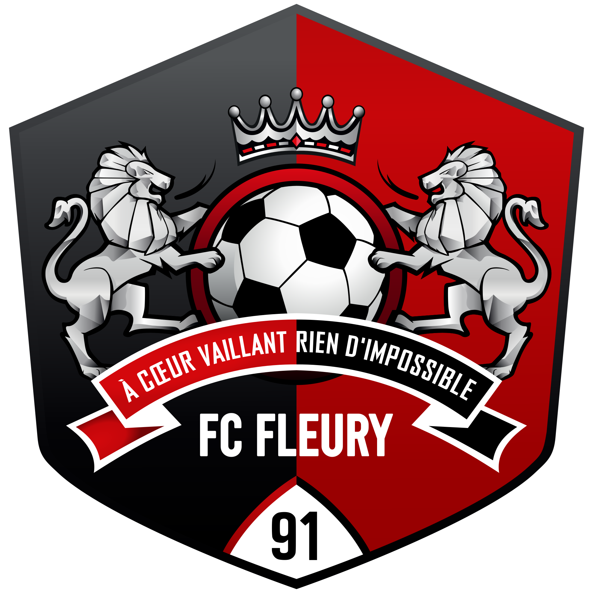 Wappen ehemals FC Fleury 91  95768