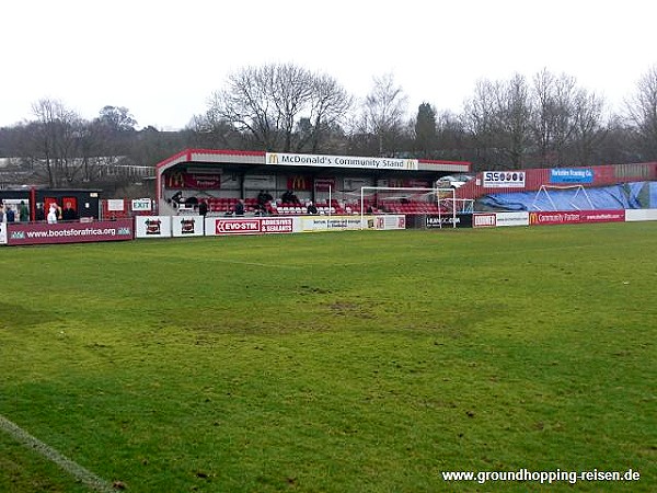 Home of Football Ground - Dronfield, Derbyshire