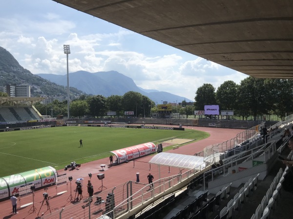 Stadio di Cornaredo / Cornaredo Stadium, FC Lugano, Google Earth