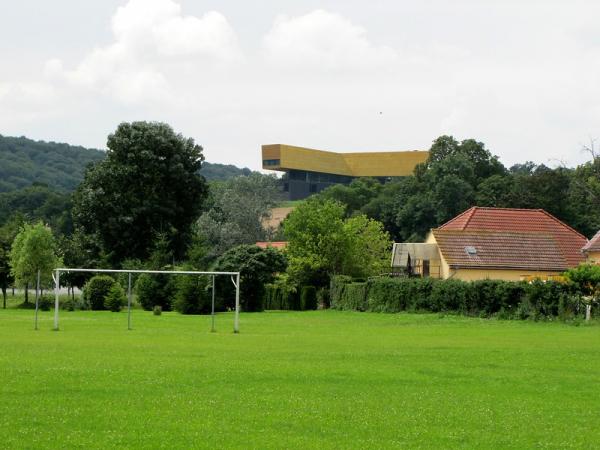 Blick zum Museum Fundort Himmelsscheibe von Nebra