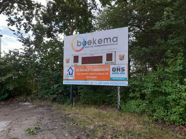 Sportpark Coendersborg veld 1-Oranje N. - Groningen