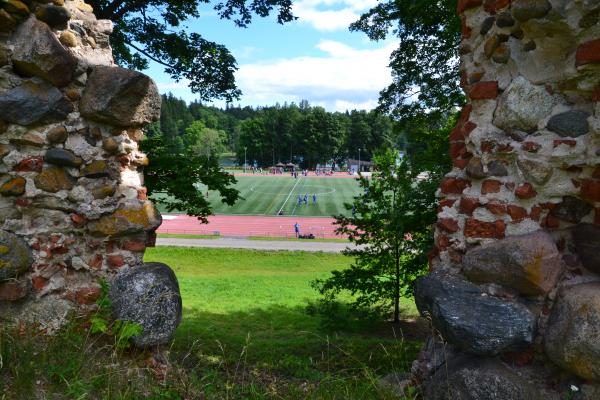 Alūksnes pilssalas stadions  - Alūksne