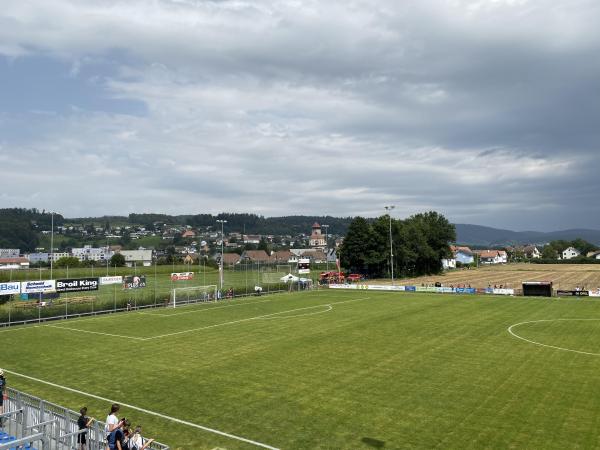 Temporäre Tribüne aufgrund des Schweizer Cup-Spiels gegen den FC Basel.
