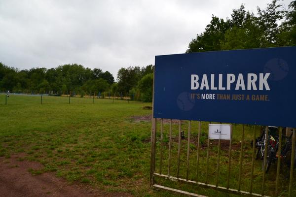 Nach Umwandlung in Baseballspielfeld