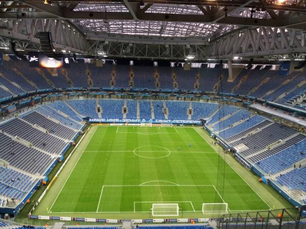 Petersburg sitzplan st stadion Construction: Futbol'nyj