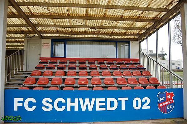 Stadion Heinrichslust im Sportkomplex - Schwedt/Oder